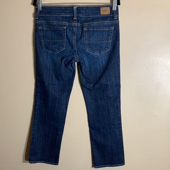 American Eagle Blue Denim Jean Capris - Picture 2 of 7